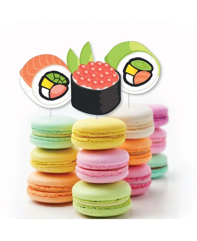 Big Dot of Happiness Let's Roll - Sushi - Square Favor Gift Boxes -  Japanese Party Bow Boxes - Set of 12
