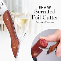 Zulay Kitchen Waiter s Corkscrew Bottle Opener