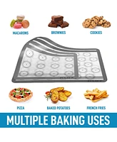 Macaron Silicone Baking Mats 4-Pc