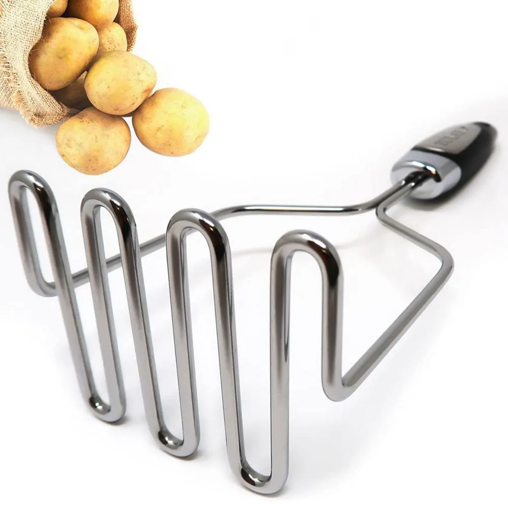 Zulay Kitchen Premium Masher Hand Tool and Potato Smasher Metal Wire  Utensil