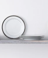Noritake Austin Platinum Set of 4 Salad Plates