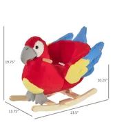 Qaba Indoor Childrens Swaying Parrot Animal Chair Play Toy for Kids