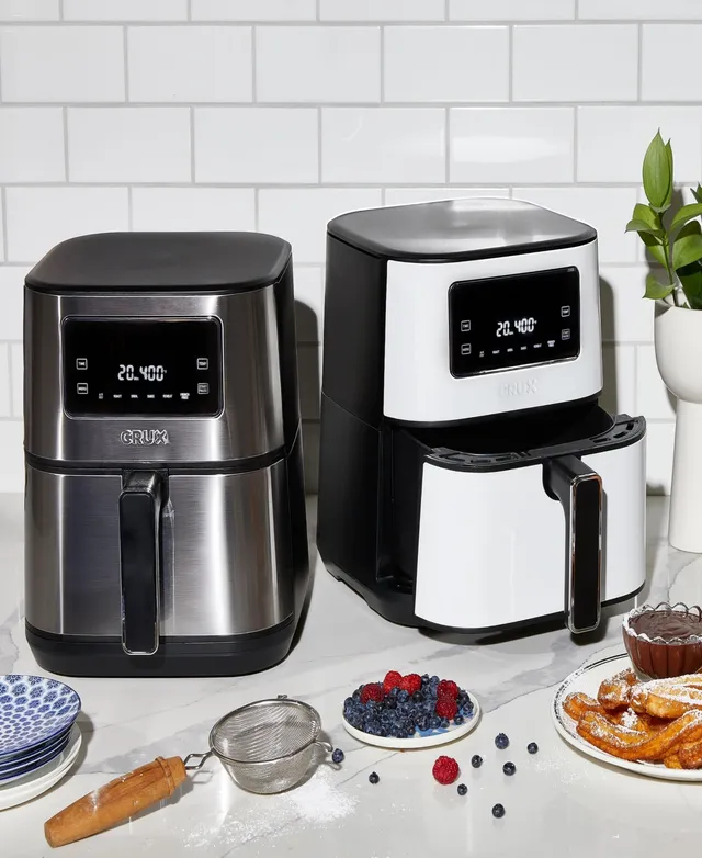 Bella 8-Qt. Dual-Basket Dual Zone Touchscreen Air Fryer 1700W - Macy's