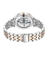 Kenneth Cole New York Women's Automatic Two Tone Stainless Steel Bracelet Watch 34.5mm - Two