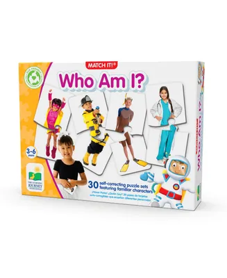 The Learning Journey- Match It - Who Am I Set of 20 Self-Correcting Matching Puzzle