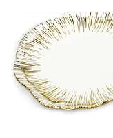 Michael Aram Anemone 4 Piece Tidbit Plate Set