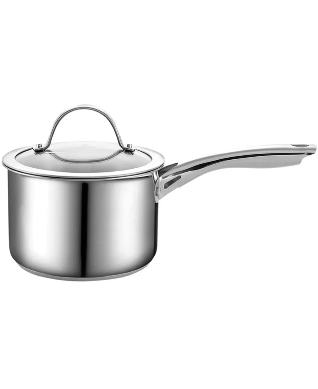 Ecolution Aluminum 2 Quart Bliss Non-Stick Saucepan with Glass Lid - Macy's