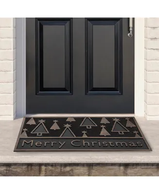 Northlight Merry Christmas Doormat, 18" X 30"