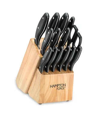 Hampton Forge 15 Piece Rochester Block Cutlery Set