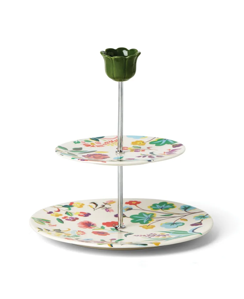 kate spade new york Garden Floral Tiered Server Set