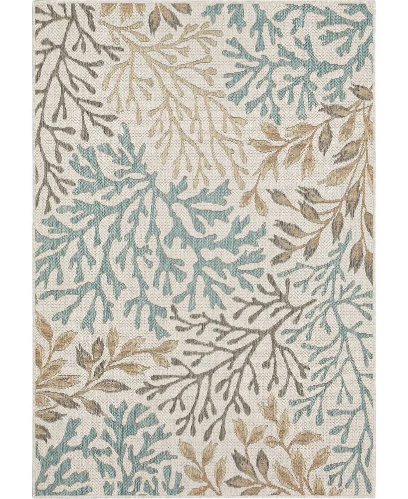 Mohawk Malibu Outdoor Coral 5'3" x 7'6" Area Rug