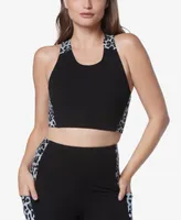 Andrew Marc Sport Women's Printed Cropped Tank Top