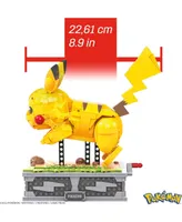 Mega Construx Pokemon 1095 Pieces Motion Pikachu Building Brick Set