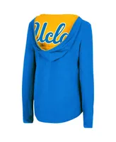 Women's Colosseum Blue Ucla Bruins Catalina Hoodie Long Sleeve T-shirt