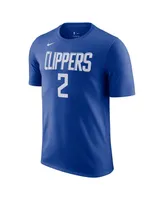 Men's Nike Kawhi Leonard Royal La Clippers Icon 2022/23 Name and Number Performance T-shirt