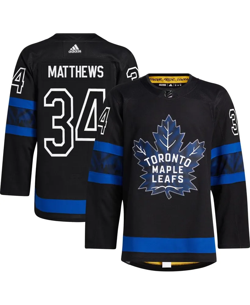 Men's adidas Auston Matthews Black Toronto Maple Leafs Authentic Pro Alternate Player Jersey