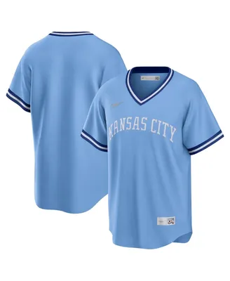 Men's Nike Light Blue St. Louis Cardinals Road Cooperstown Collection Team  Jersey