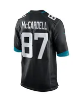 Men's Nike Keenan McCardell Black Jacksonville Jaguars Game Retired Player Jersey