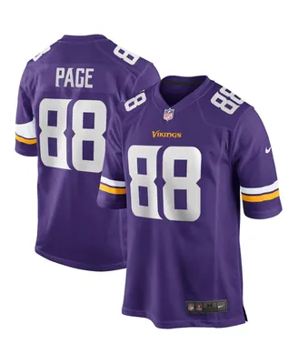 Men's Nike Alan Page Purple Minnesota Vikings Game Retired Player Jersey