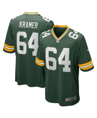 Men's Nike Jerry Kramer Green Green Bay Packers Game Retired Player Jersey