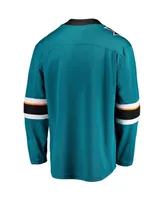 Men's Fanatics Teal San Jose Sharks Breakaway Home Jersey