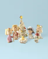 Lenox Peanuts 7 Piece Christmas Pageant Figurines