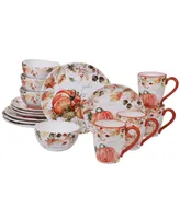 Certified International Harvest Splash 16 Piece Dinnerware Set