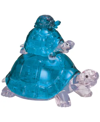 Bepuzzled 3D Crystal Turtles Puzzle Set, 37 Pieces