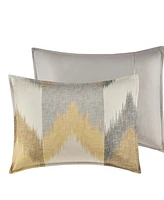 Ink+Ivy Alpine Chevron Stripe Reversible Comforter Sets, King/California King