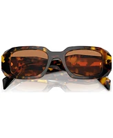 Prada Symbole Rectangular Women's Sunglasses, Pr 17WS