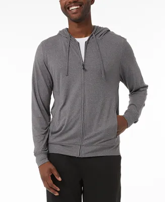 32 Degrees Men's Quick-Dry Stretch Hooded Full-Zip Sleep Jacket