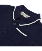 Hope & Henry Baby Boys Baby 2-Piece Polo Sweater Set