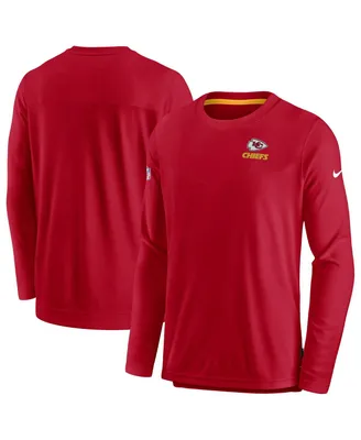 Nike Men's Kansas City Chiefs Sideline Velocity Long Sleeve T-Shirt - Red - M Each