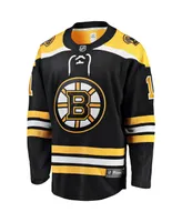 Men's Fanatics Jeremy Swayman Black Boston Bruins 2017/18 Home Breakaway Replica Jersey