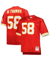 Men's Mitchell & Ness Derrick Thomas Red Kansas City Chiefs Big and Tall 1994 Retired Player Replica Jersey