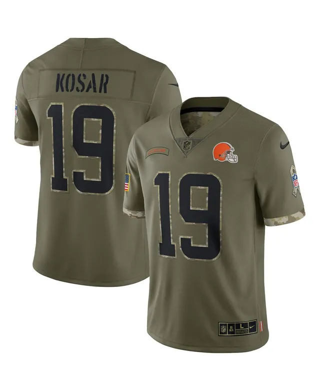 Myles Garrett Cleveland Browns military salute to service Jersey – Classic  Authentics