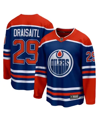 Men's Fanatics Leon Draisaitl Royal Edmonton Oilers Home Premier Breakaway Player Jersey