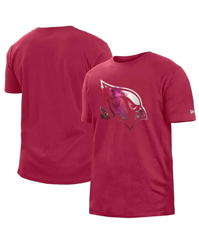 Men's New Era Red Arizona Cardinals 2022 Sideline Ink Dye T-shirt