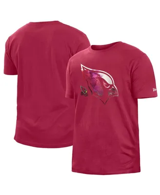 Men's New Era Red Arizona Cardinals 2022 Sideline Ink Dye T-shirt