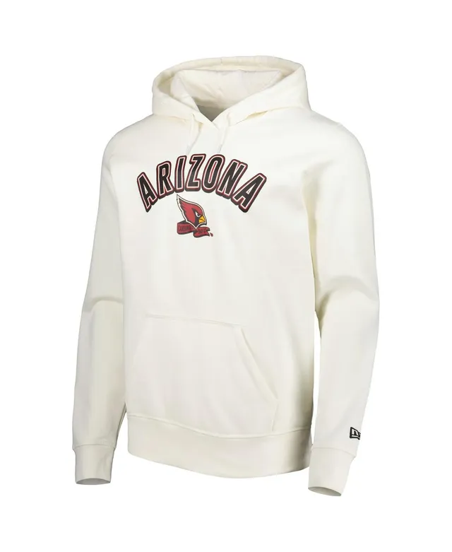 Cleveland Browns New Era Sideline Chrome Pullover Hoodie - Cream