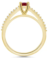 Macy's Ruby (5/8 Ct. t.w.) and Diamond (1/6 Ring