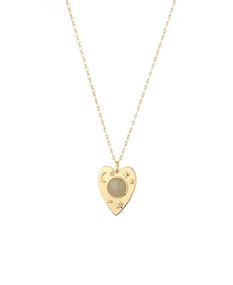 Charged Heart Pendant Necklace
