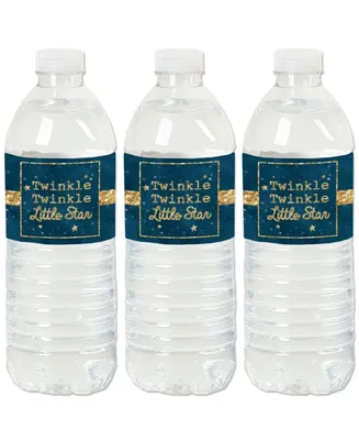 Twinkle Twinkle Little Star - Party Water Bottle Sticker Labels - 20 Ct
