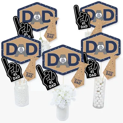 My Dad is Rad - Father's Day Centerpiece Sticks - Table Toppers - Set of 15