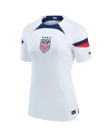 Women's Nike White Uswnt 2022/23 Home Breathe Stadium Replica Blank Jersey