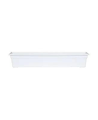 Novelty (#16362) Countryside Flower Box Planter, White - 36"