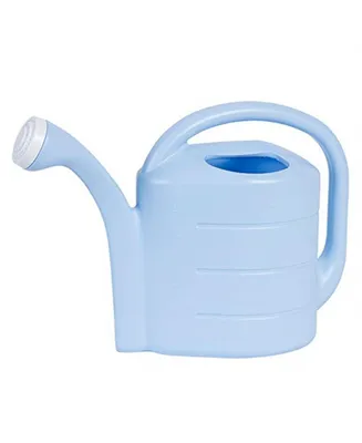 Novelty Deluxe Plastic Watering Can, Sky Blue, 2 Gallons