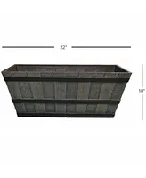 Gardener Select Whiskey Barrel Trough Planter 22