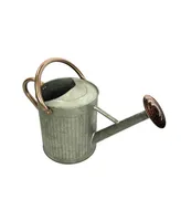 Gardener Select Galvanized Watering Can, Copper Handle, 0.92 Gal