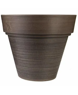 Gardener's Select Gardener Select Wide Rim Flower Planter Brown 11.75" D x 9.75" H